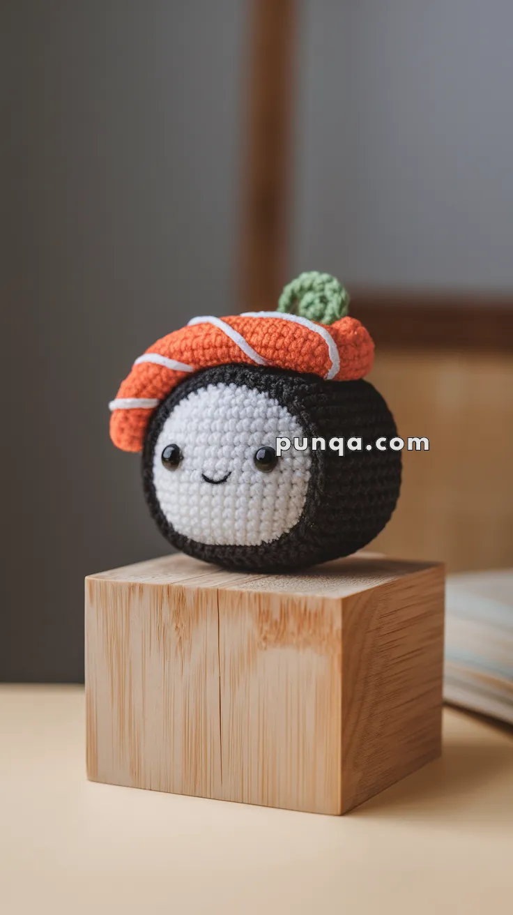 Amigurumi Sushi Roll – FREE Crochet Pattern