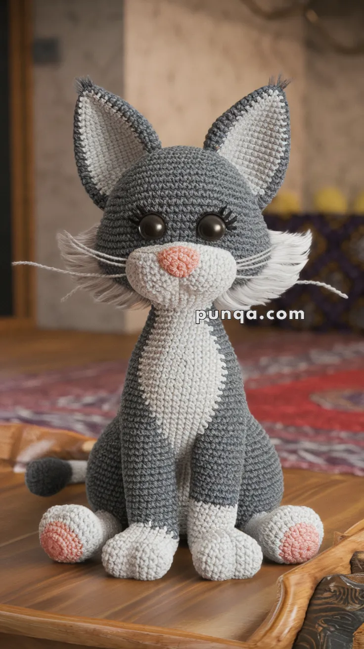 Amigurumi Sylvester The Cat – FREE Crochet Pattern