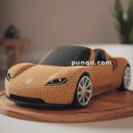 Amigurumi Tesla Roadster – FREE Crochet Pattern