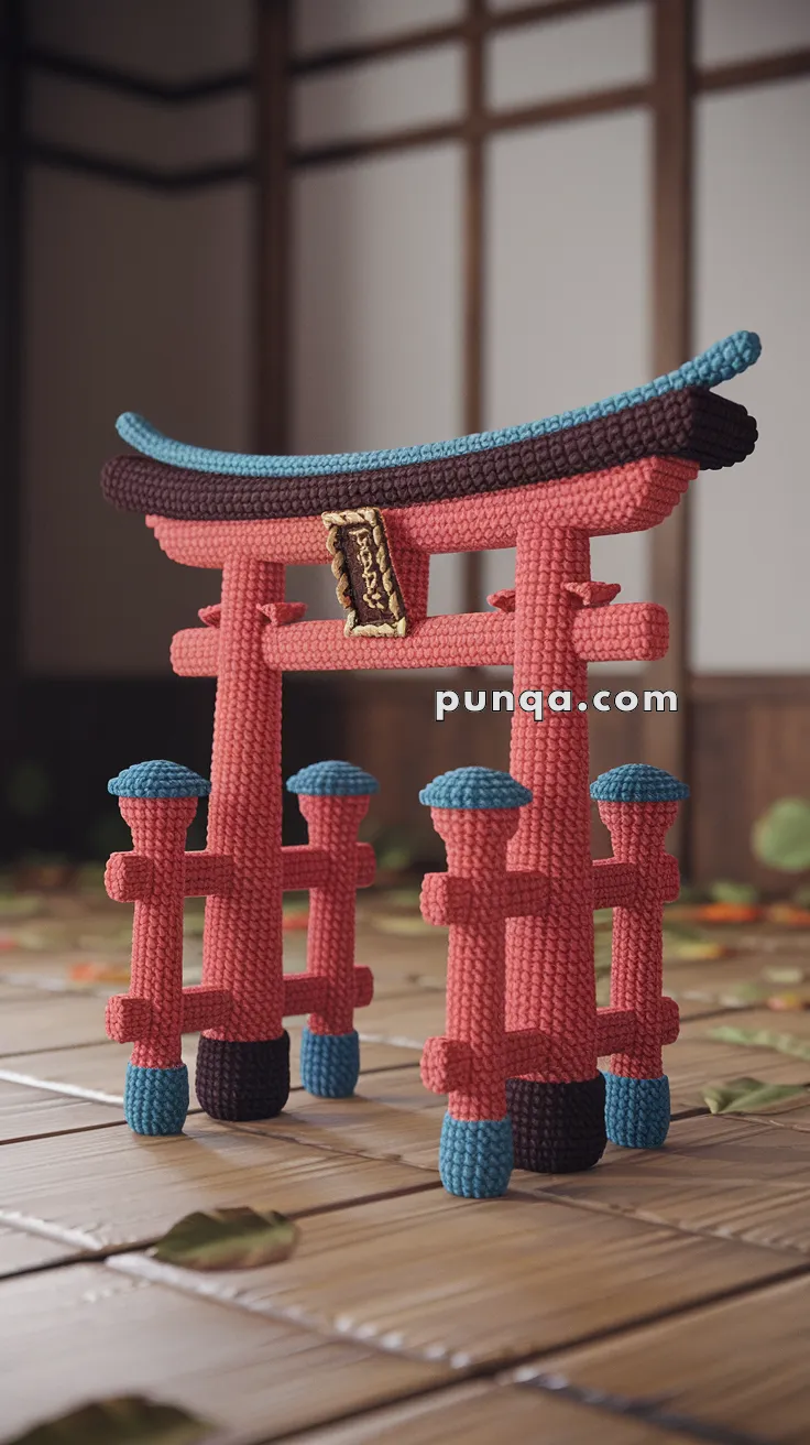 Amigurumi Torii Gate – FREE Crochet Pattern
