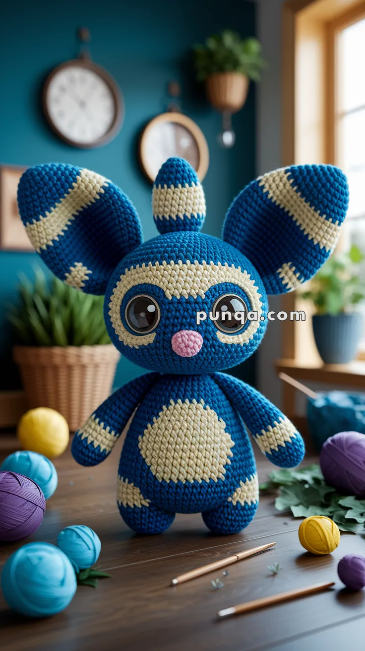 Amigurumi Umbreon – FREE Crochet Pattern