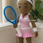 Amigurumi Venus Williams – FREE Crochet Pattern
