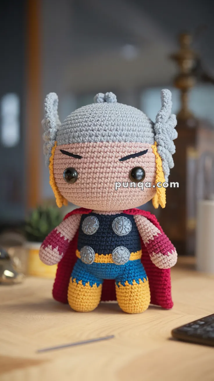 Amigurumi Vision (Avengers) – FREE Crochet Pattern