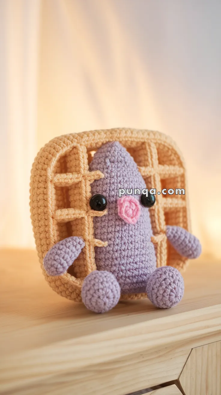 Amigurumi Waffle Buddy – FREE Crochet Pattern