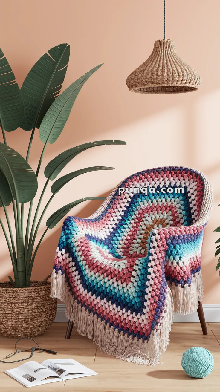 Sunburst Granny Square – FREE Crochet Pattern