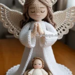Amigurumi Guardian Angel with Baby – FREE Crochet Pattern